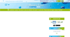 Desktop Screenshot of campingmasdelasource.com
